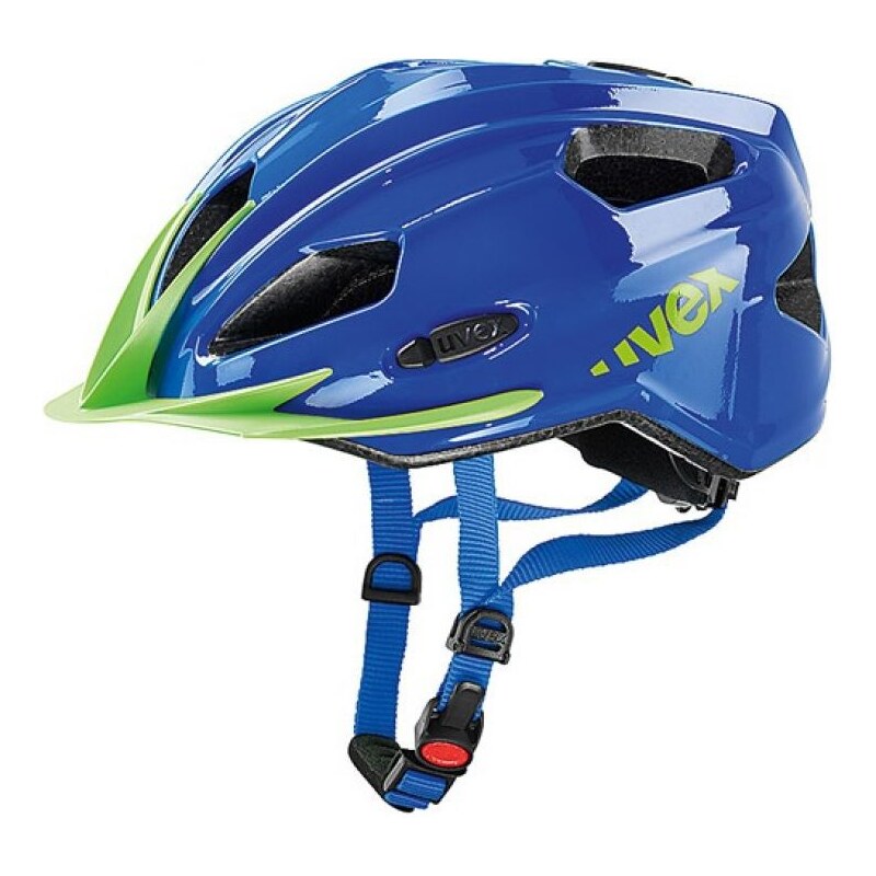 Cyklistická přilba Uvex Quatro Junior modro-zelená 41/4/257/09 - 15