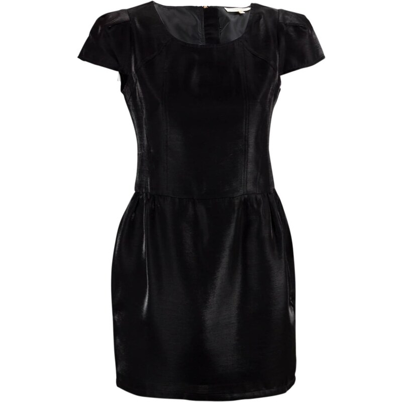 Glam Lesklé šaty - černé