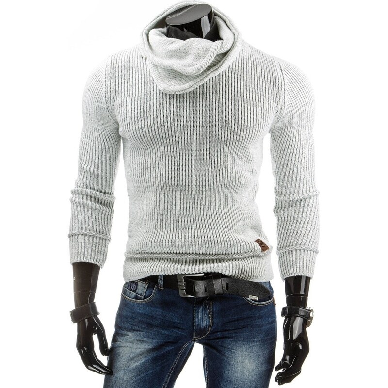 Bílý teplý svetr pro pány