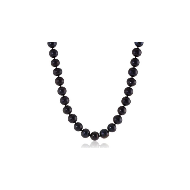 Klasický náhrdelník z černých perel KLENOTA