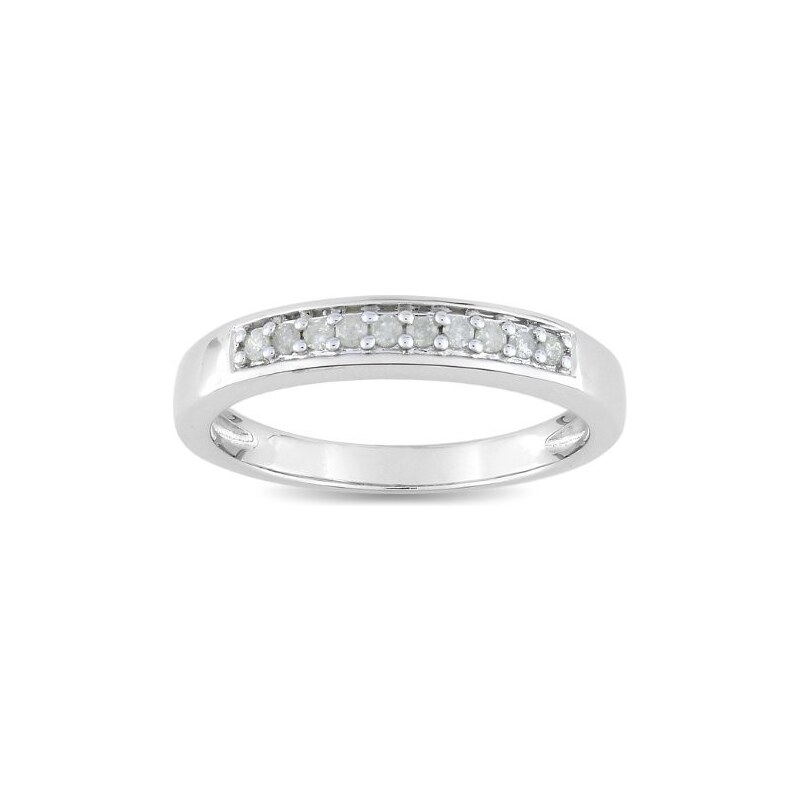 Diamantový prsten ze stříbra KLENOTA