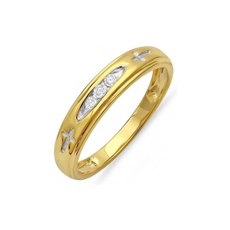 Zlatý pánský prsten KLENOTA