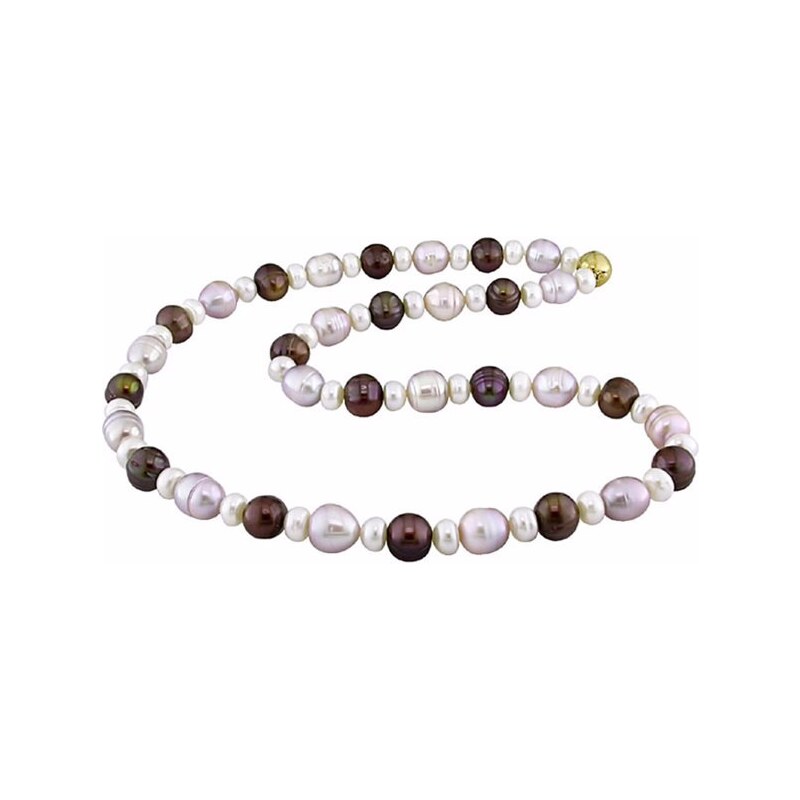 Barevný perlový náhrdelník KLENOTA
