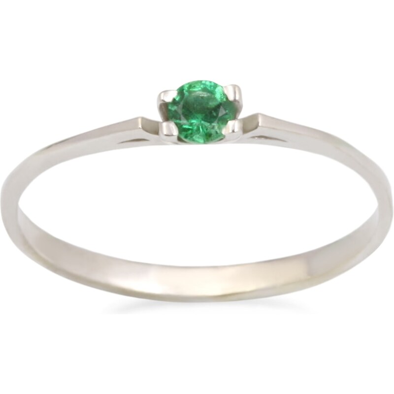 Smaragdový prsten ze zlata KLENOTA