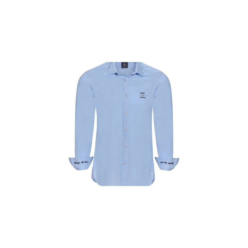 Košile Giorgio Di Mare světle modrá