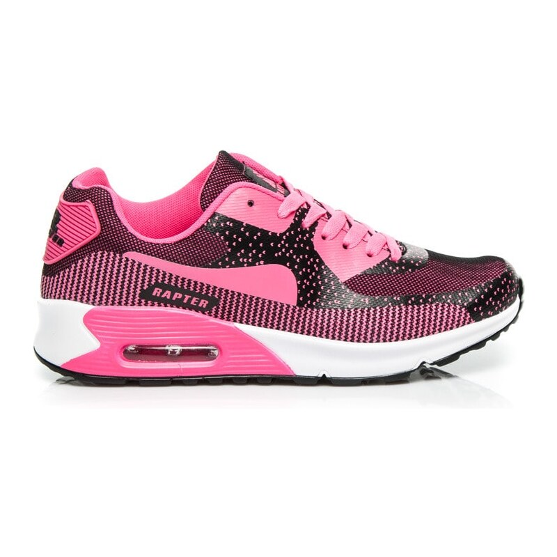 RAPTER Neonově růžové-černé sportovní boty