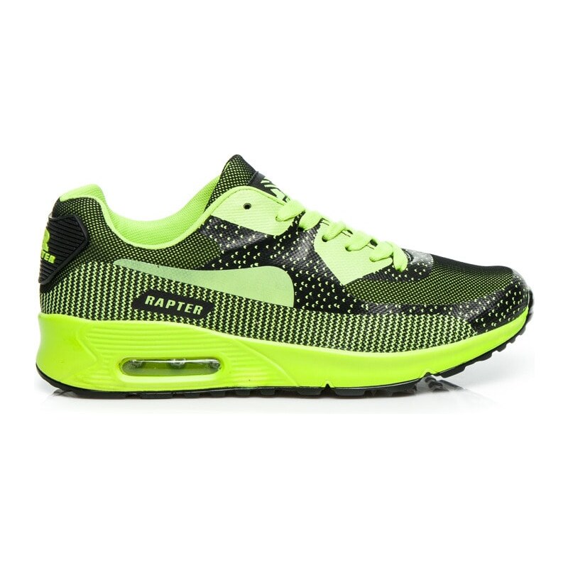 RAPTER Svítivě zelené sportovní boty