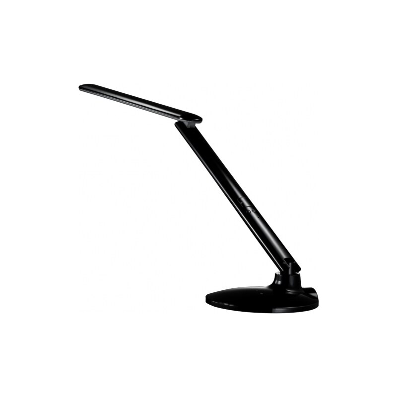 Immax LED stolní lampička s displejem, USB výstup 5V/500mA, černá 08904L