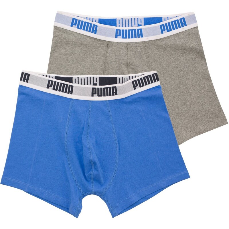 Puma Basic Boxer 2P šedá S