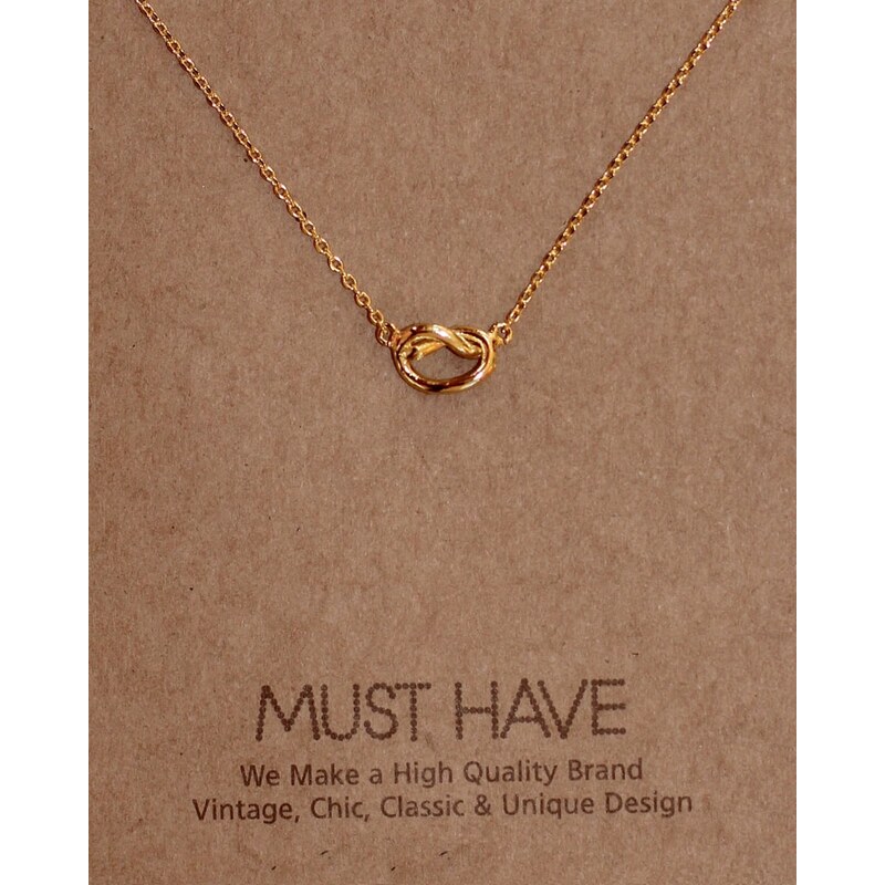 Fame Accessories MUST HAVE series: Gold Infinity Love