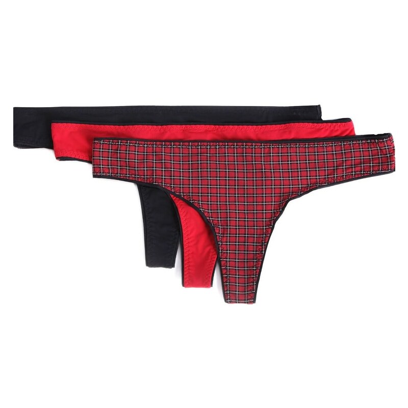 DIESEL DI-STARSTHREEPACK-RED: DIESEL - dámské kalhotky