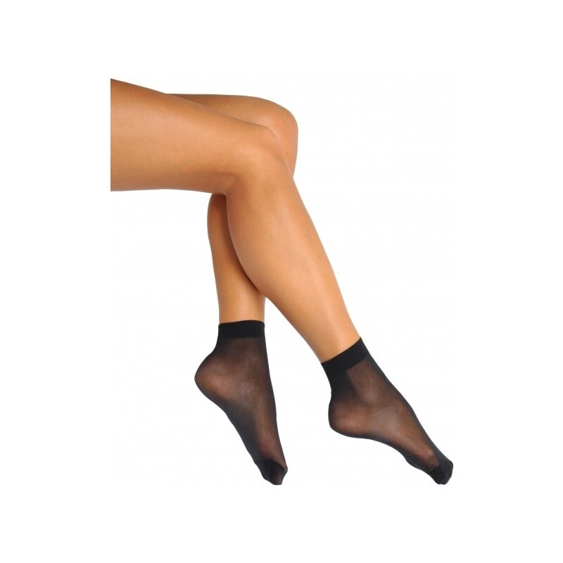 Evona Sada 5 párů černých dámských ponožek Napolo 8590182507821-999