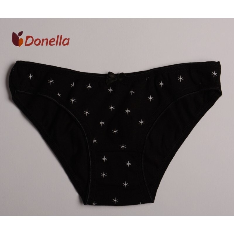 Donella Dívčí kalhotky Diana - černá/hvězda