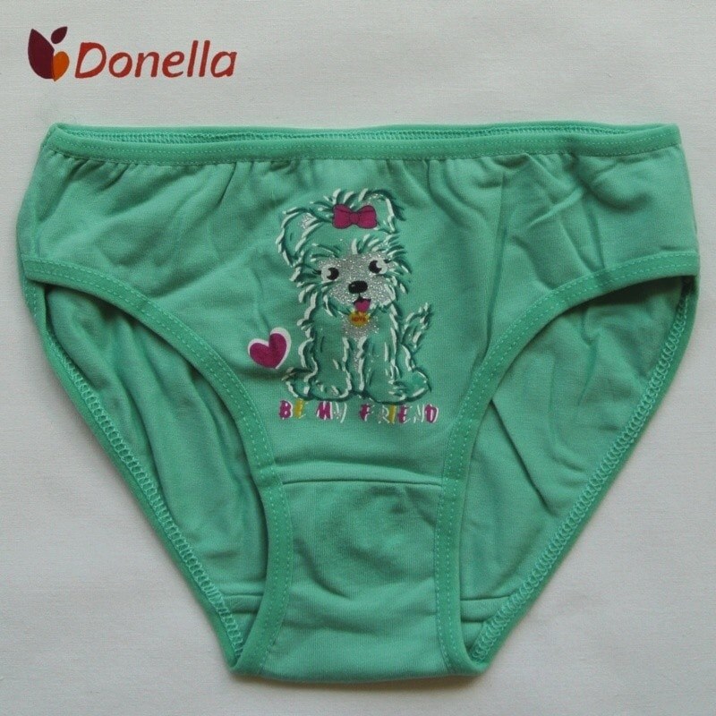 Donella Dětské kalhotky Pes Love - smaragdová zelená