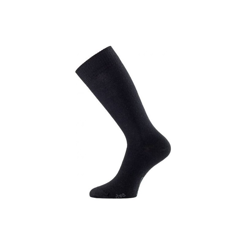 LASTING LA-DWA-900: Černé vlněné ponožky Lasting