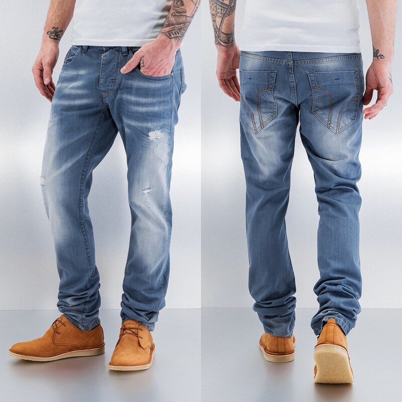 Pascucci Lako Straight Fit Jeans Blue/Grey