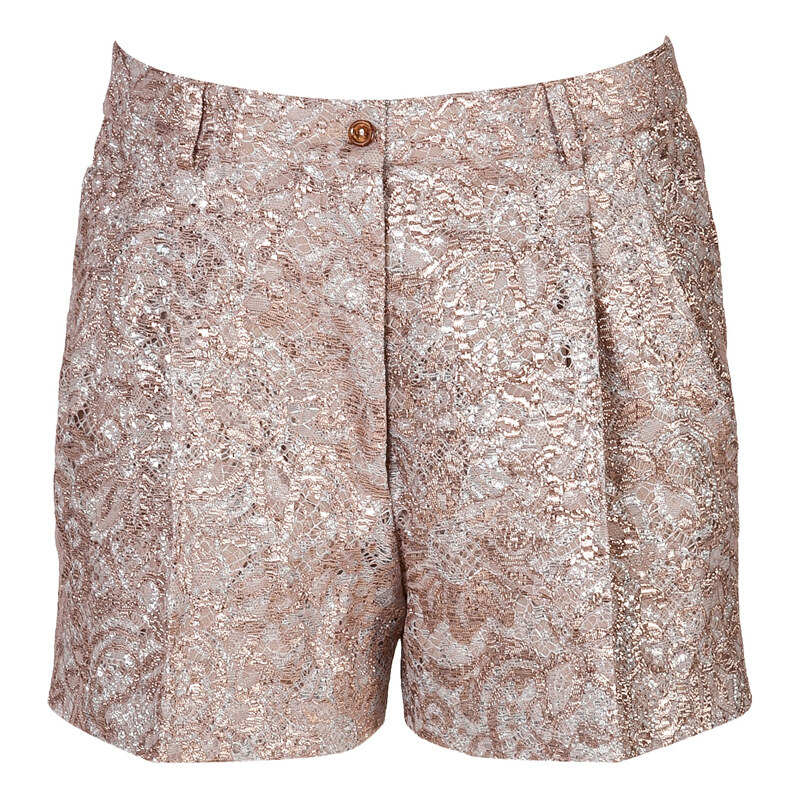 Rochas Metallic Jacquard Shorts