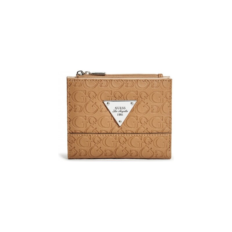 GUESS GUESS Swoon Logo Bi-Fold Wallet - cognac