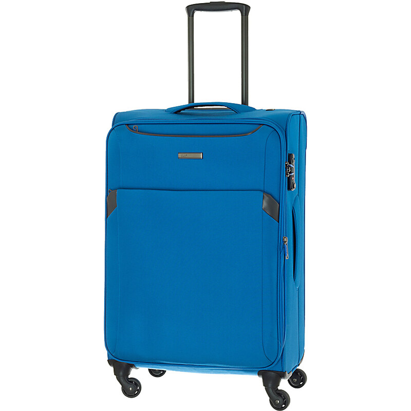 Cestovní kufr d&n M 7664-06 modrá