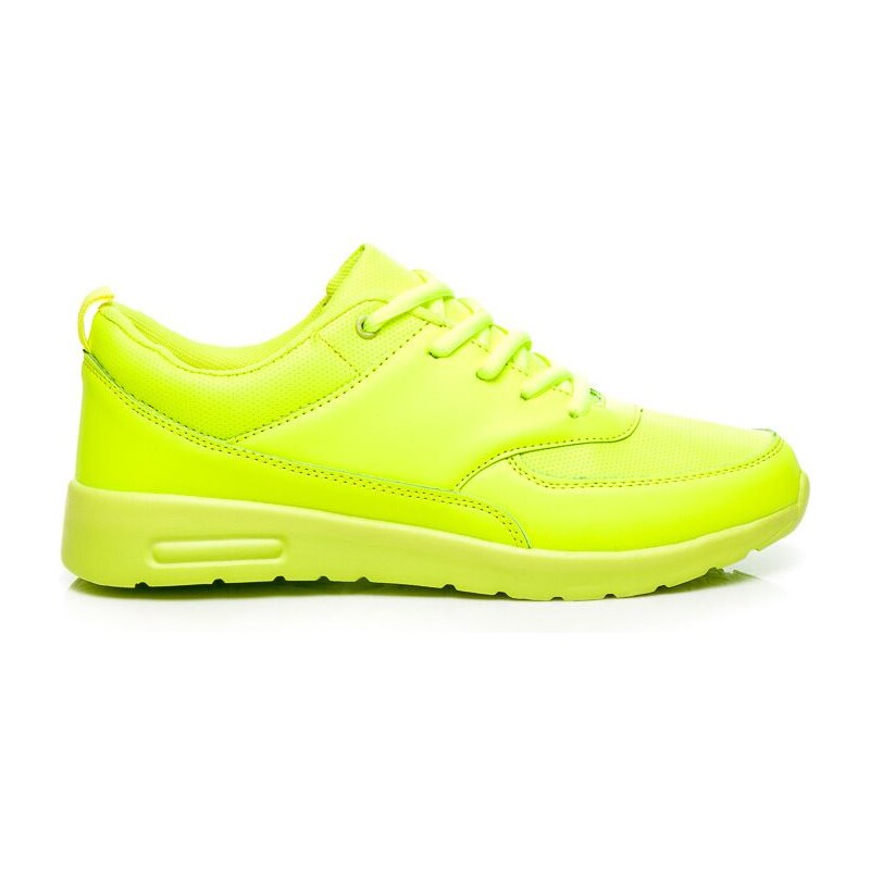 CZASNABUTY Neonové žluté sportovní boty