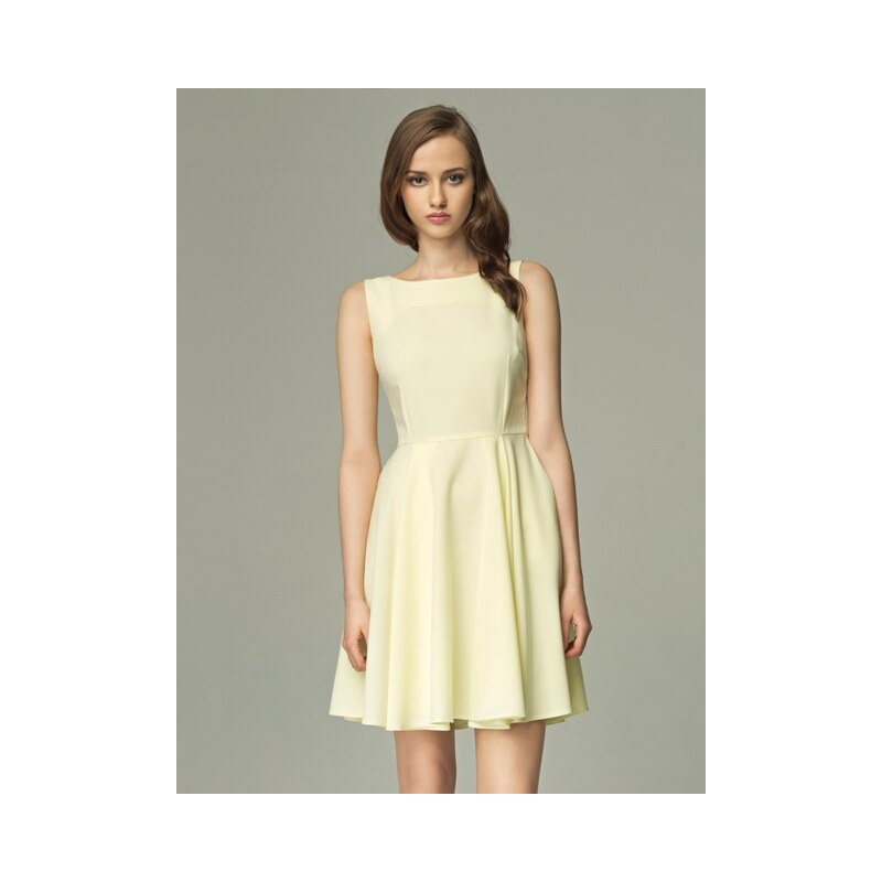 Misebla Dámské šaty SU0007_lemon yellow