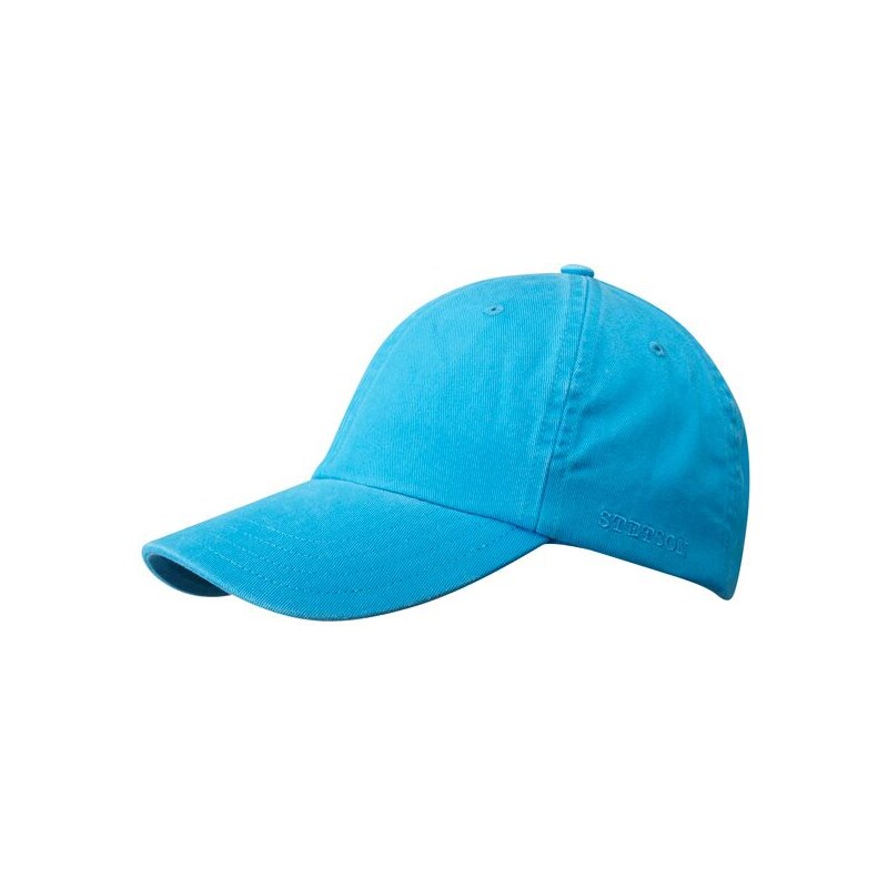 Stetson Rector - světle modrá bavlněná letní baseballová čepice