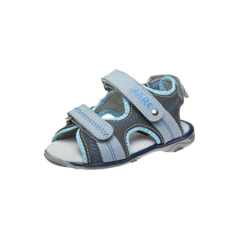 Fare Chlapecké sandály - šedo-modré