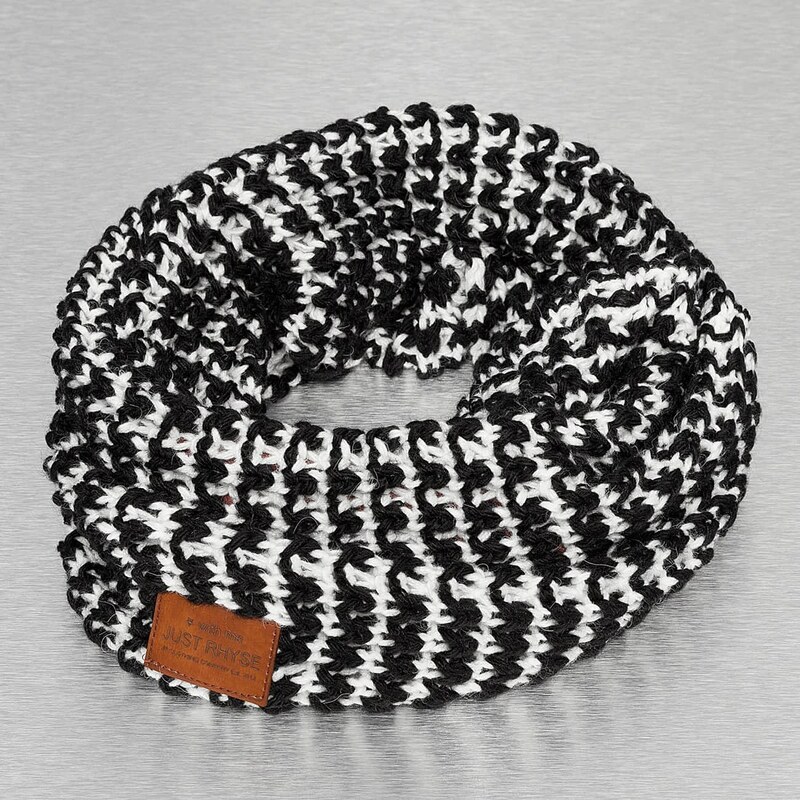 Just Rhyse Knit Scarf Black/White