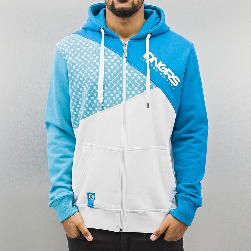 Dangerous DNGRS Limited Edition Zip Hoody Blue/White