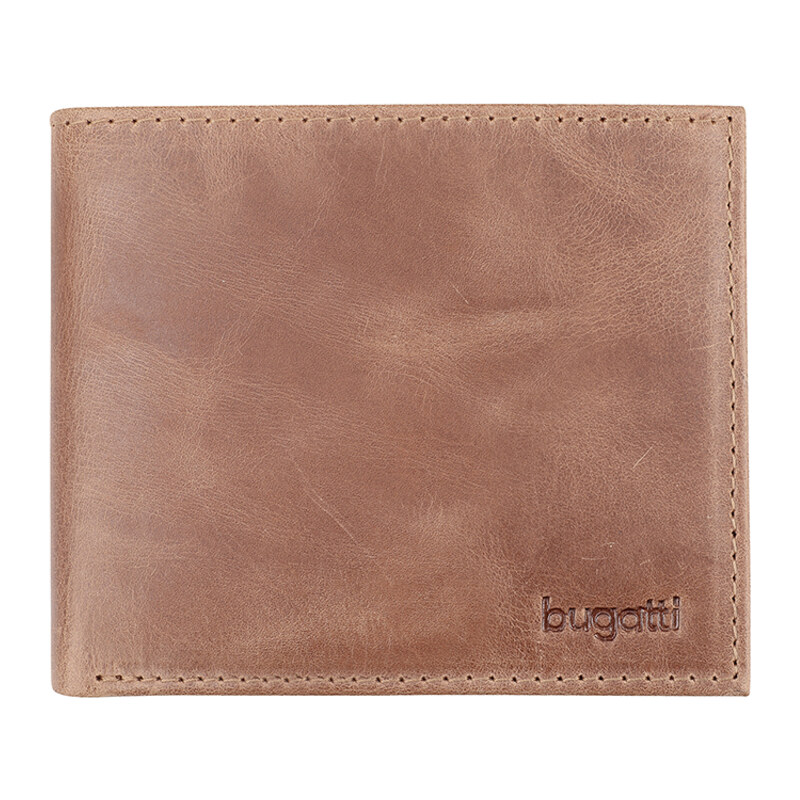 Bugatti Pánská kožená peněženka BOGOTÁ 49217307 koňak