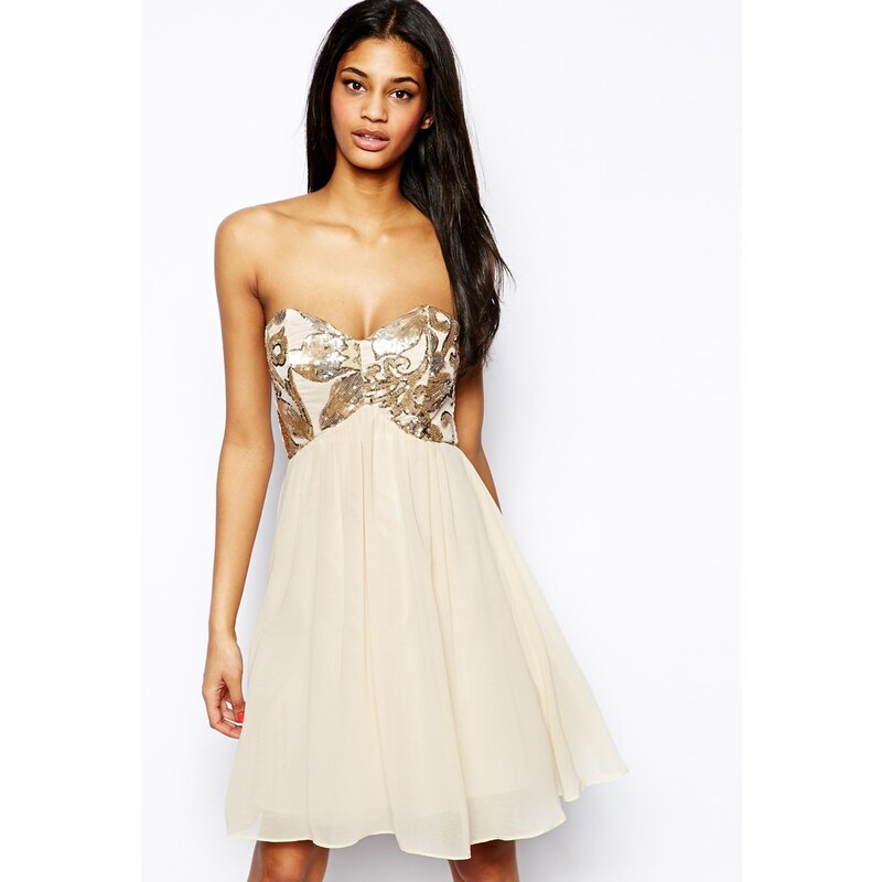 Little Mistress Babydoll Prom with Embellished Bust