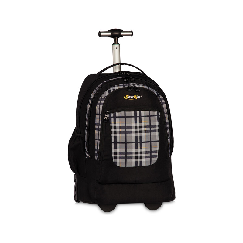 BestWay XL batoh na kolečkách s vysouvací rukojetí 40154-0117 černo-šedá