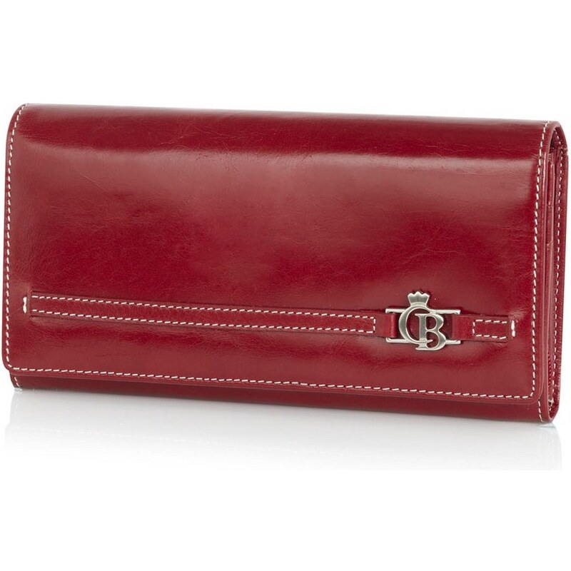 Castelijn & Beerens Dámská kožená peněženka 393384 červená