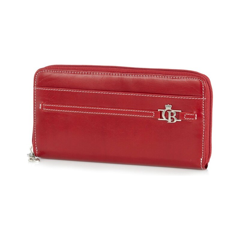 Castelijn & Beerens Dámská kožená peněženka 395506 červená