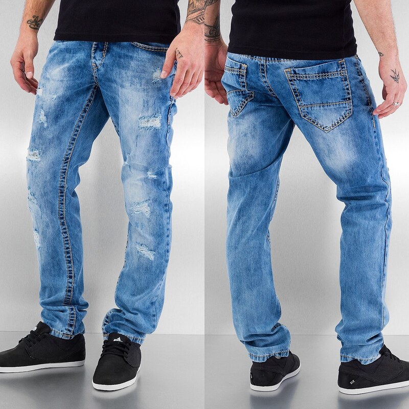 Just Rhyse Dwine Straight Fit Jeans Blue