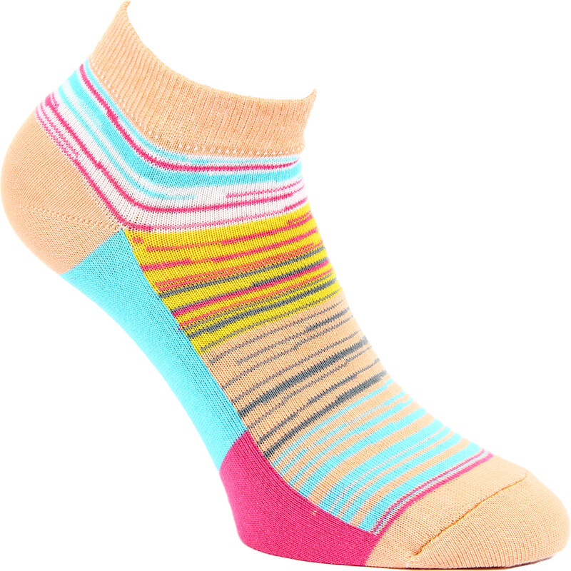 Ponožky dámské FUNSTORM BELAX - 3 pack Socks 28 peach