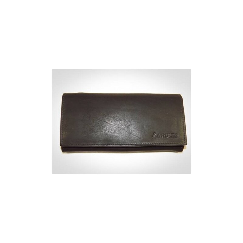 Dámská kožené peněženka Loranzo B1, Barva Černá B1-445