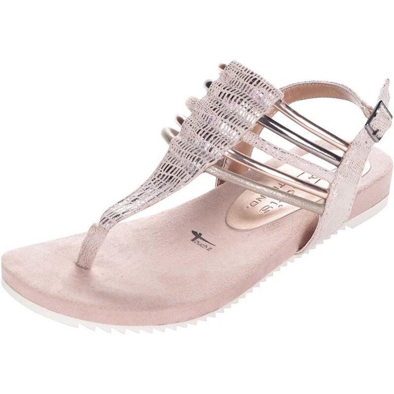 Růžové sandály Tamaris