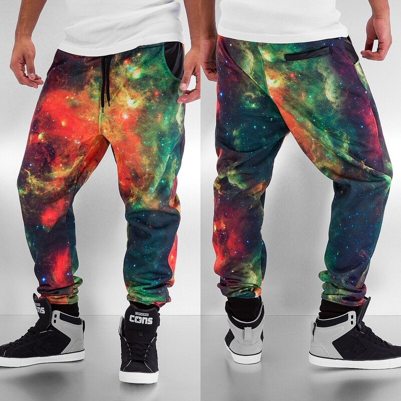 Just Rhyse Galaxy Sweat Pants Red