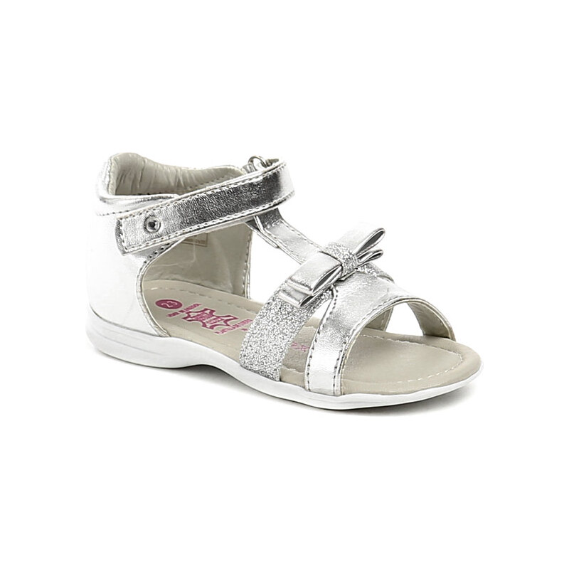 Dětská obuv Sprox 142551 stříbrné dívčí sandálky