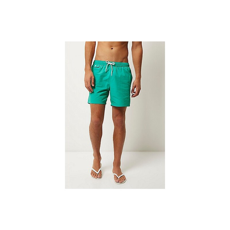 RI Zelené plavecké šortky s kapsami