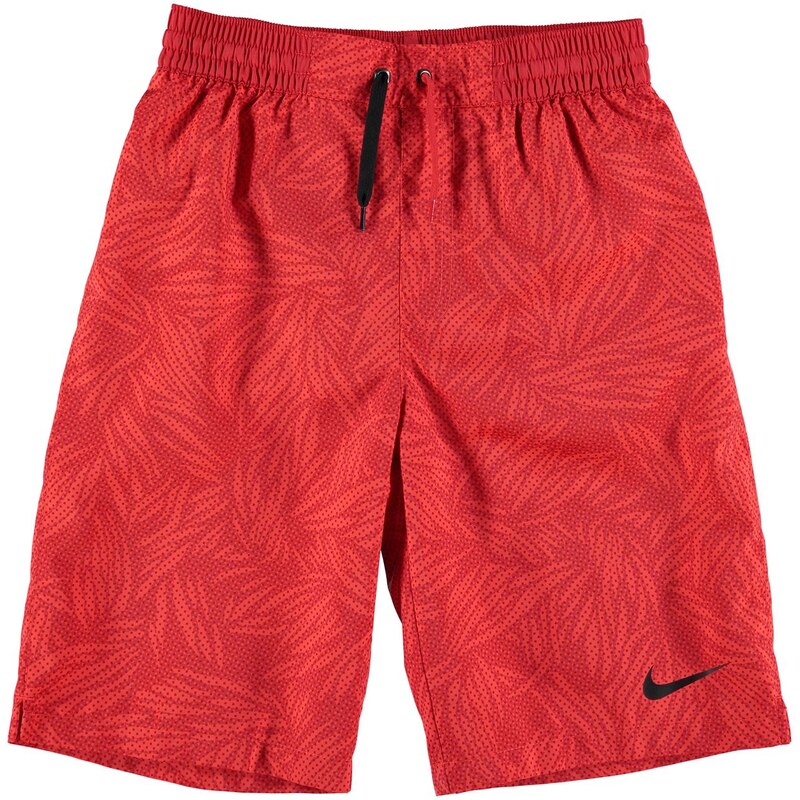 Nike All Over Pattern Swim Shorts dětské Boys Red
