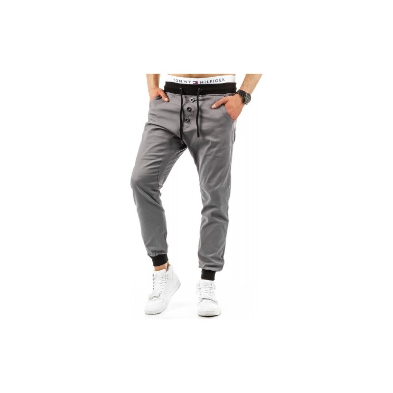 Pánské kalhoty Palmer šedé - šedá