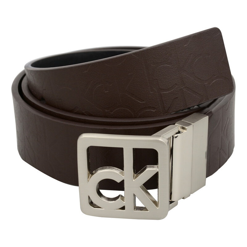 Calvin Klein Dámský oboustranný opasek Reversible Belt Black/Brown