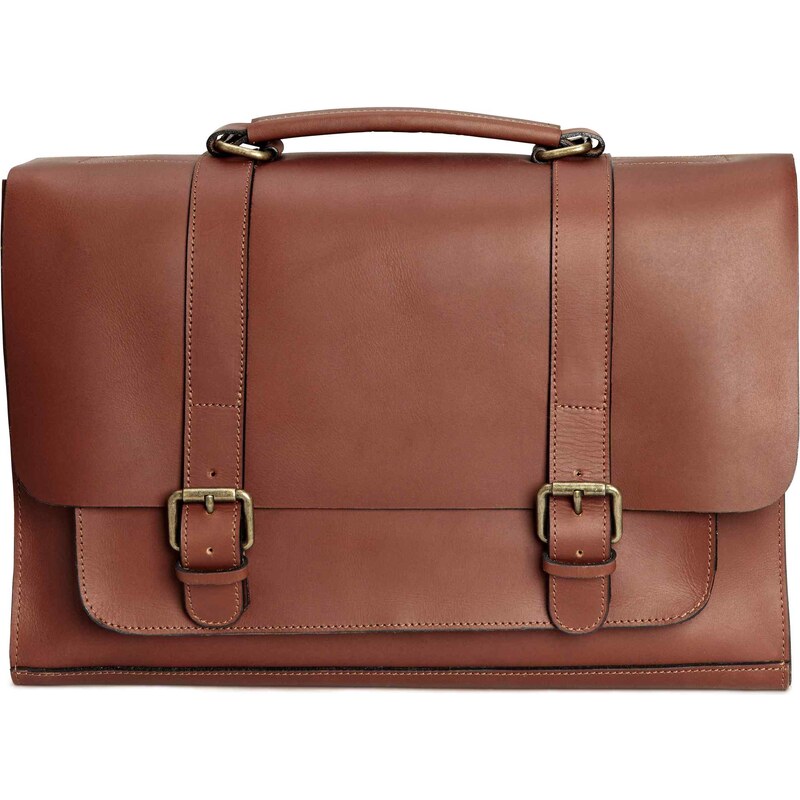 H&M Kožená taška messenger bag