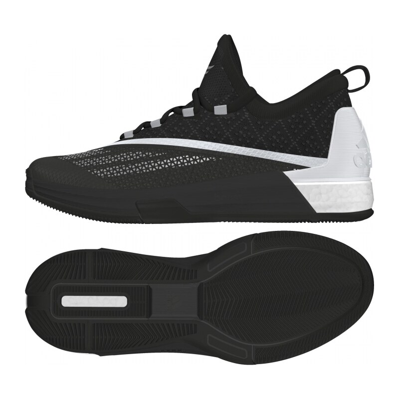 Basketbalové boty adidas Performance Crazylight Boost 2.5 Low (Černá / Stříbrná / Šedá)