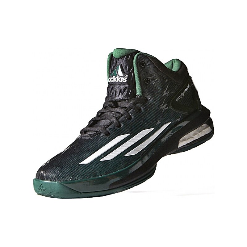 Basketbalové boty adidas Performance Crazylight Boost (Zelená / Bílá / Černá)