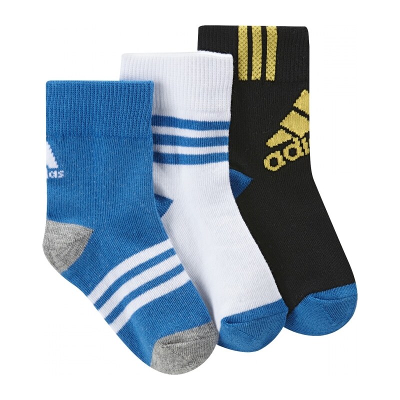 Ponožky adidas Performance LK ANKLE 3PP (Bílá / Modrá / Černá)