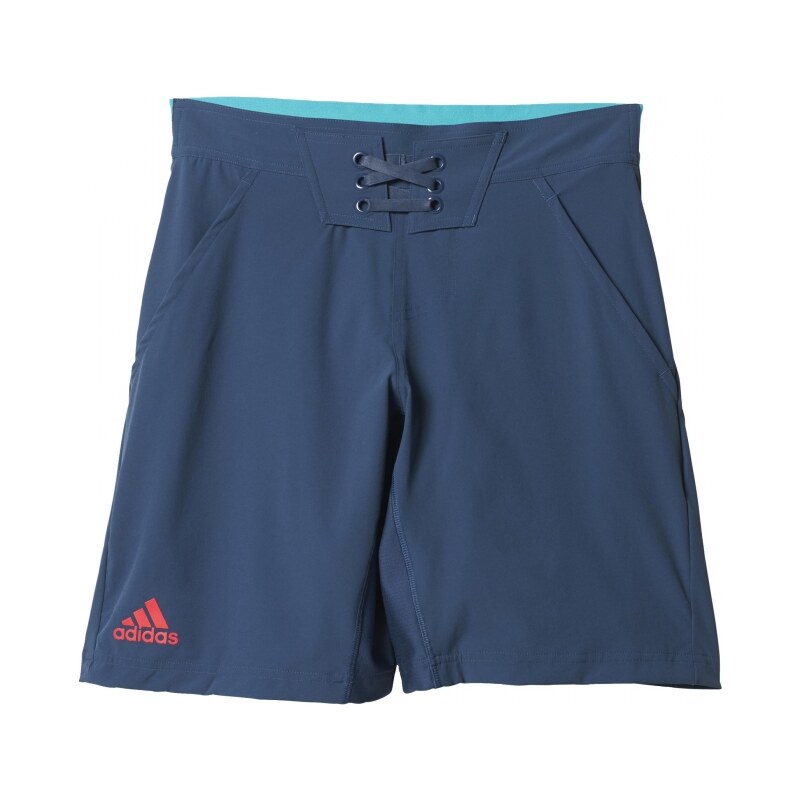 Šortky adidas Performance ADIZERO SHORT (Modrá / Zelená)