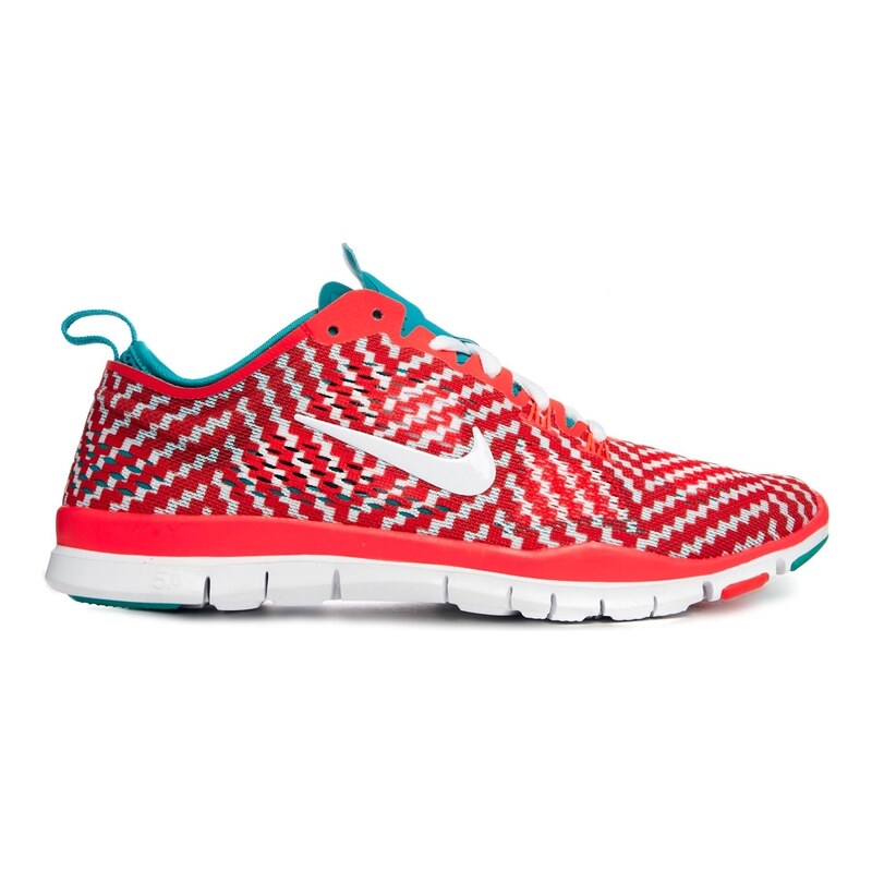 Nike Red Chequered Free 5.0 Tr Fit 4 Trainers
